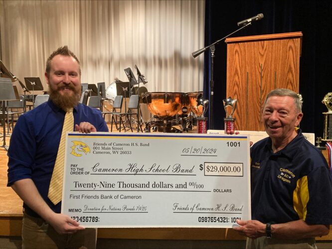 Cameron High School Band Receives $30,000 Donation